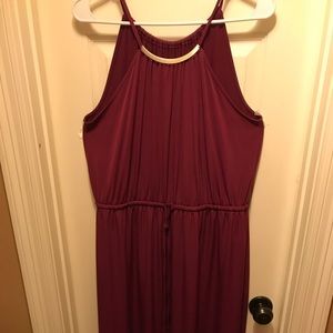 Lane Bryant Ankle Plum Dress